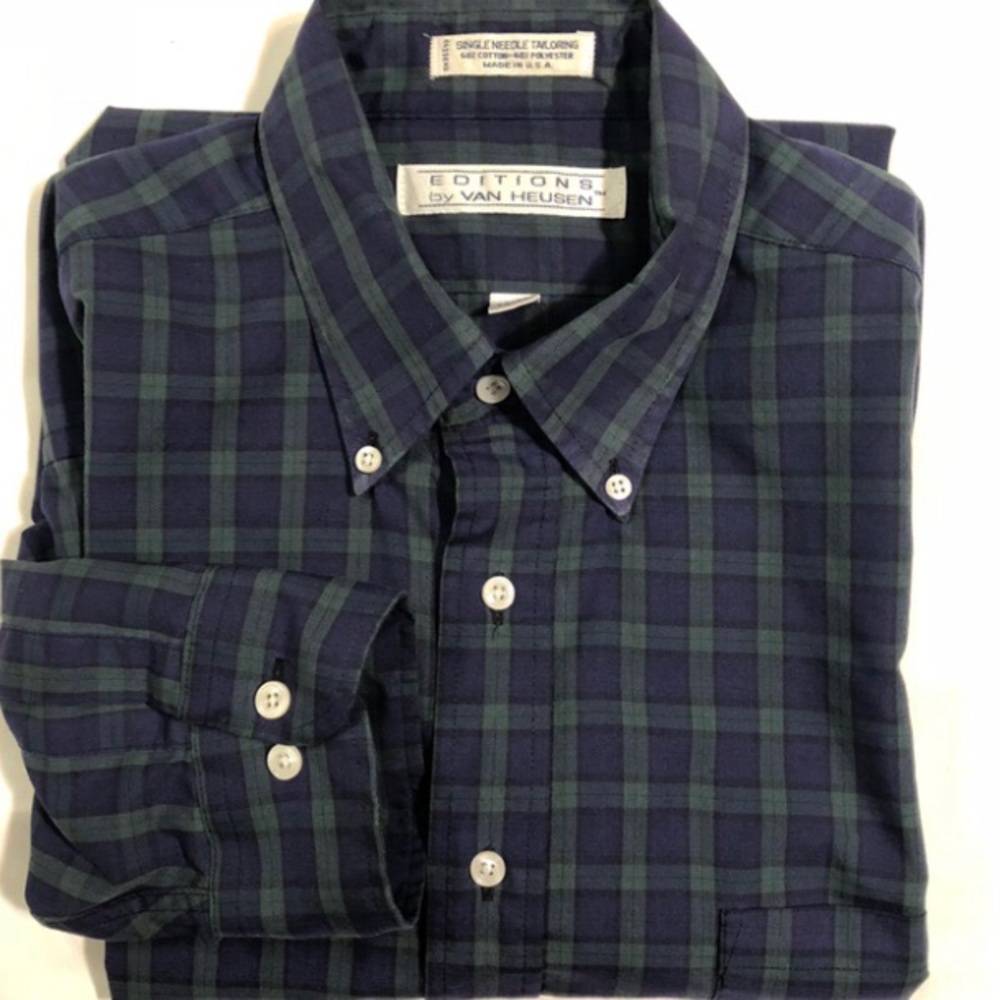 Editions Van Heusen Blue Button Down Shirt | 16